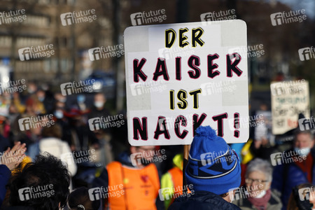 Coronademo in Düsseldorf