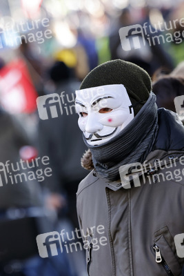 Coronademo in Düsseldorf