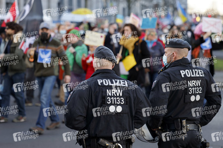 Coronademo in Düsseldorf