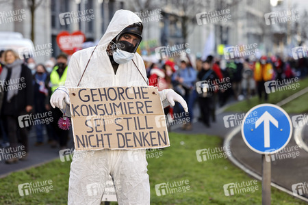Coronademo in Düsseldorf