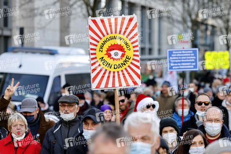 Coronademo in Düsseldorf