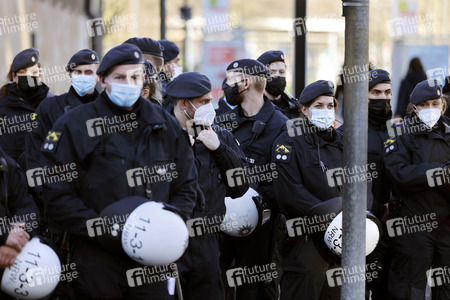 Coronademo in Düsseldorf