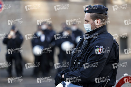 Coronademo in Düsseldorf