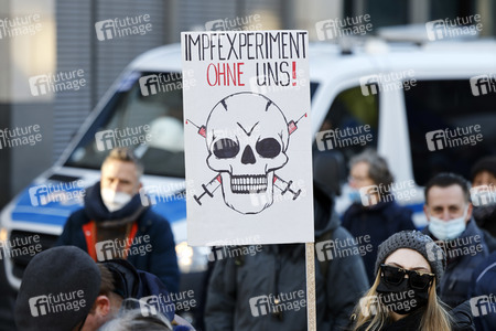 Coronademo in Düsseldorf