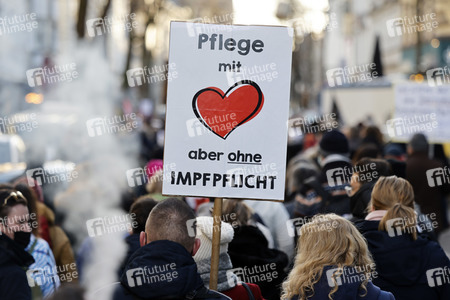 Coronademo in Düsseldorf