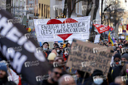 Coronademo in Düsseldorf