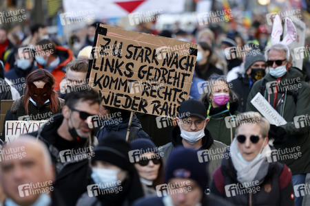 Coronademo in Düsseldorf