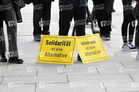 Kundgebung gegen Verschwörungstheorien und demokratiefeindliches Gedankengut in Görlitz