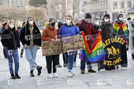 Kundgebung gegen Verschwörungstheorien und demokratiefeindliches Gedankengut in Görlitz