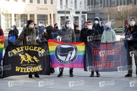 Kundgebung gegen Verschwörungstheorien und demokratiefeindliches Gedankengut in Görlitz