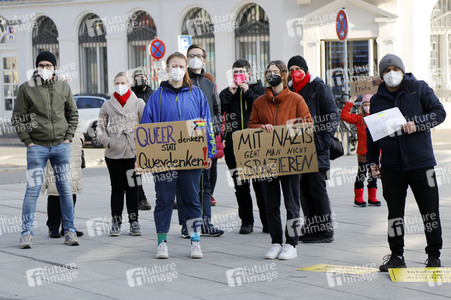Kundgebung gegen Verschwörungstheorien und demokratiefeindliches Gedankengut in Görlitz