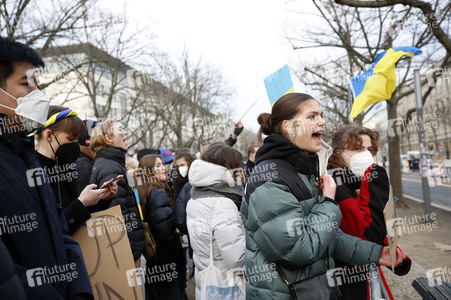 Großdemonstration gegen den Krieg in der Ukraine in Berlin