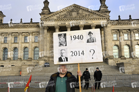 Großdemonstration gegen den Krieg in der Ukraine in Berlin