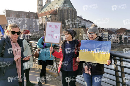 Soliaritätsaktion für die Ukraine in Görlitz