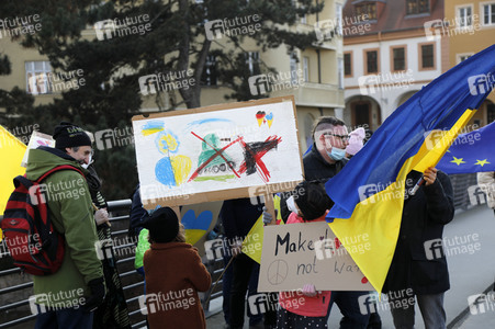 Soliaritätsaktion für die Ukraine in Görlitz