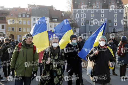 Soliaritätsaktion für die Ukraine in Görlitz