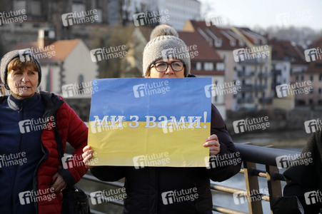 Soliaritätsaktion für die Ukraine in Görlitz