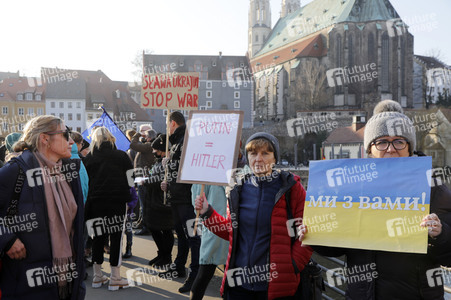Soliaritätsaktion für die Ukraine in Görlitz