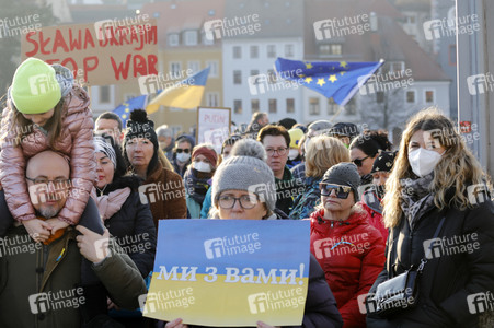 Soliaritätsaktion für die Ukraine in Görlitz