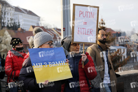 Soliaritätsaktion für die Ukraine in Görlitz