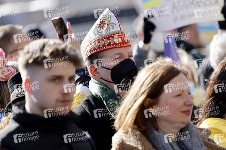 Demonstration gegen den Krieg in der Ukraine in Köln