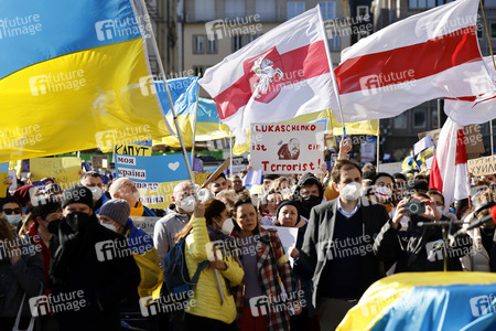 Demonstration gegen den Krieg in der Ukraine in Köln