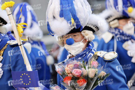 Friedensdemo am Rosenmontag in Köln