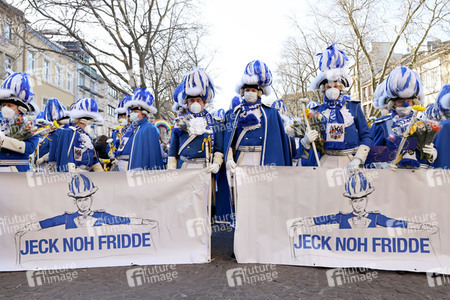 Friedensdemo am Rosenmontag in Köln