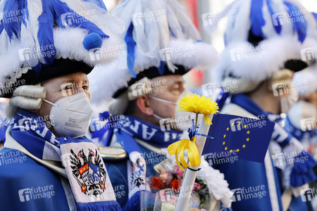 Friedensdemo am Rosenmontag in Köln