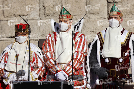 Friedensdemo am Rosenmontag in Köln
