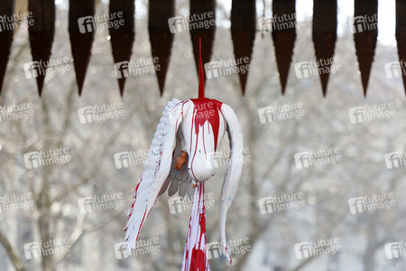 Friedensdemo am Rosenmontag in Köln