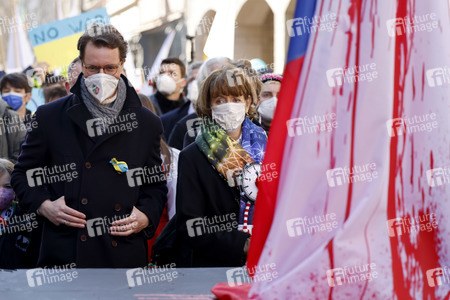 Friedensdemo am Rosenmontag in Köln