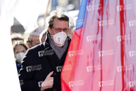 Friedensdemo am Rosenmontag in Köln
