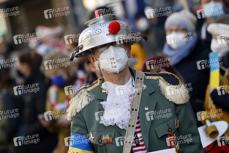 Friedensdemo am Rosenmontag in Köln
