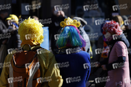Friedensdemo am Rosenmontag in Köln