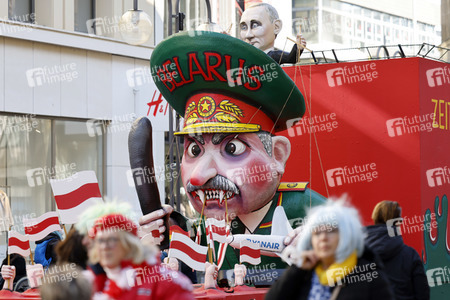 Friedensdemo am Rosenmontag in Köln
