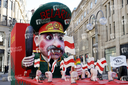 Friedensdemo am Rosenmontag in Köln