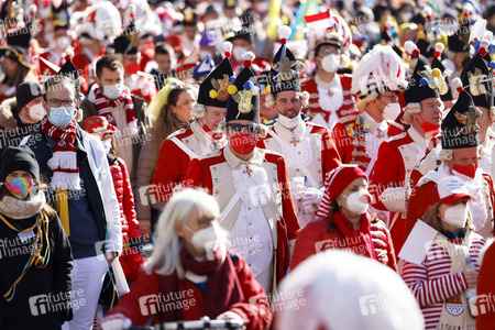 Friedensdemo am Rosenmontag in Köln