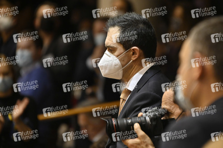 Debatte zur Aggression Russlands gegen die Ukraine im Europäischen Parlament in Brüssel