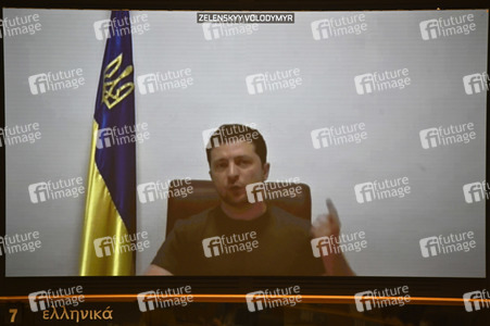 Debatte zur Aggression Russlands gegen die Ukraine im Europäischen Parlament in Brüssel