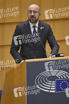 Debatte zur Aggression Russlands gegen die Ukraine im Europäischen Parlament in Brüssel