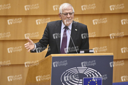 Debatte zur Aggression Russlands gegen die Ukraine im Europäischen Parlament in Brüssel