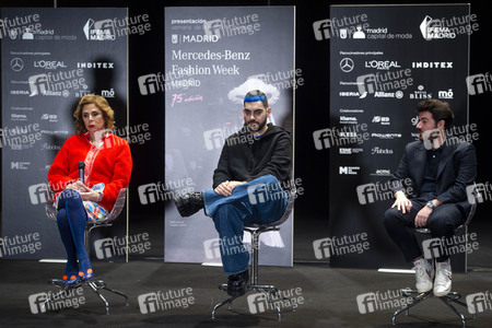 Pressekonferenz zur 75. Mercedes Benz Fashion Week Madrid