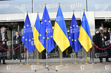 Ukraine Demonstration vor dem EU-Parlament in Brüssel