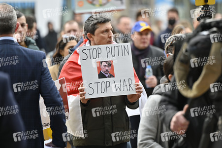 Ukraine Demonstration vor dem EU-Parlament in Brüssel