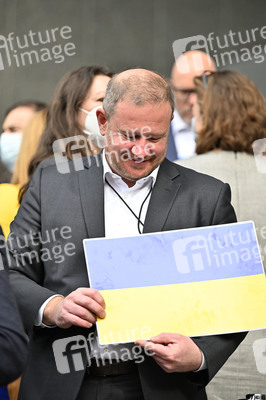 Ukraine Demonstration vor dem EU-Parlament in Brüssel