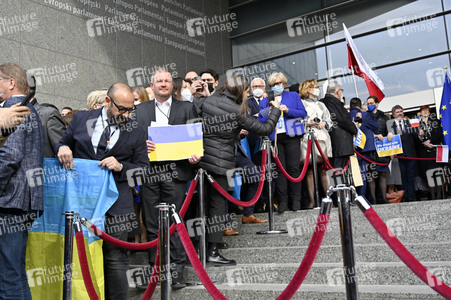 Ukraine Demonstration vor dem EU-Parlament in Brüssel