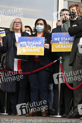 Ukraine Demonstration vor dem EU-Parlament in Brüssel