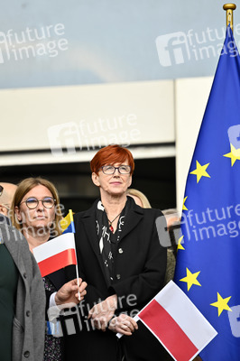 Ukraine Demonstration vor dem EU-Parlament in Brüssel