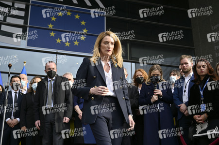Ukraine Demonstration vor dem EU-Parlament in Brüssel